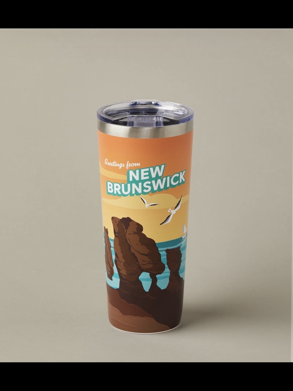 NEW Tim Hortons New Brunswick Stainless Steel 22oz 2026 Travel Tumbler